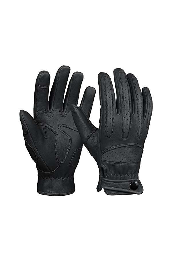 Gants Et Moufles Homme Gants Hiver Homme Chaud Gants DÉcran Tactile Pour Hommes Gants De Moto En Cuir Gants De Vélo De Monta