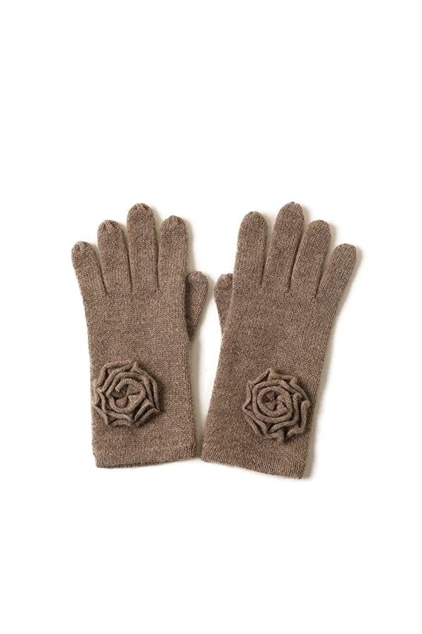 Gants dhiver pour Hommes/Femmes Gants de Laine Dames, Doigts séparés Touch Smreat Shand Smree Gants Chauds avec Doublure The