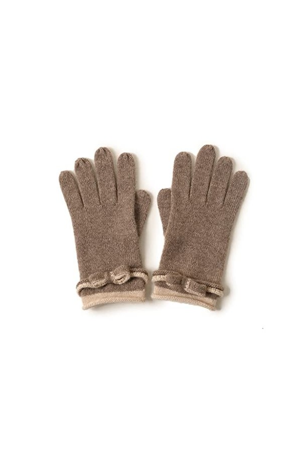 WRLRUILIAN Gants Thermiques dextérieur Gants de Femme en Cachemire, avec des Points darc à lécran Tactile SMS des Gants Ch