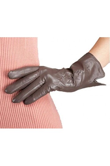 Gants En Cuir Dames Réchauffent De Young Styles DImportation Les Gants Élégants En Plein Air Mitaines De Couleur Solide Mouf