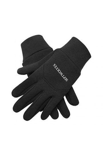 FUFU Moufles Gants À Écran Tactile De Palm Palm Palm Silicone Antidérapant Gants Tricotés Chauds, Légers Et Clairs, Doublure 