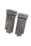 PAREKS Gants en cuir chauds for femmes femmes gants faits à la main hiver chauffe-mains gants élégants gants dhiver gants à 
