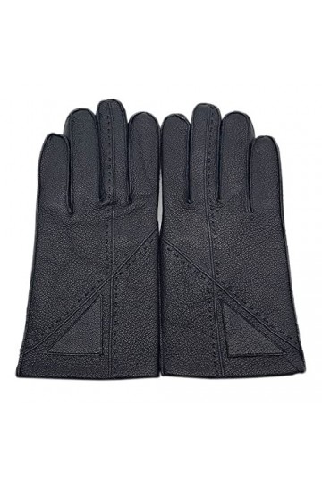 Gants Gants DHiver Pour Hommes, Noir, Chaud, Conduite, Équitation, Cuir, Gants DHiver Pour Hommes, Doublure En Molleton, No
