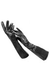 Gants en cuir de 50 cm de long, gants en cuir pour femmes, gants dhiver chauds pour femmes, gants simples pour femmes