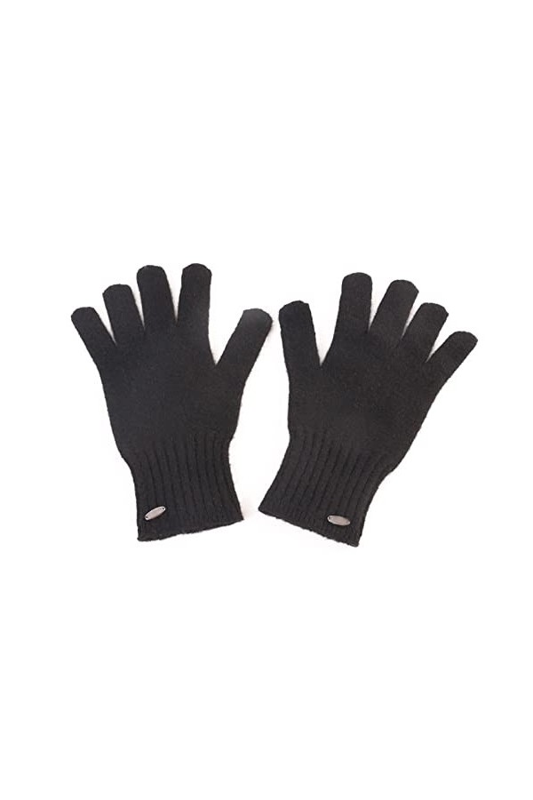 Manchettes dhiver chaudes en cachemire pour femme - Simple et doux pour la peau - Avec manches à motif - Avec trou pour le p