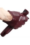TJOIUY Gants dhiver Mode Couleur vêtements Accessoires Femmes Gants en Cuir Confortable Court Femmes mitaine Chaud Hiver Gan