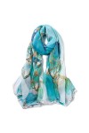 Story of shanghai foulard femme mousseline de soie écharpe châle léger élégant,multicolore,Taille unique