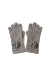 Gants dhiver pour Hommes/Femmes Gants de Dames en Cachemire, Tricotage Rose Doigt Tactile écran Tactile des Gants Chauds ave