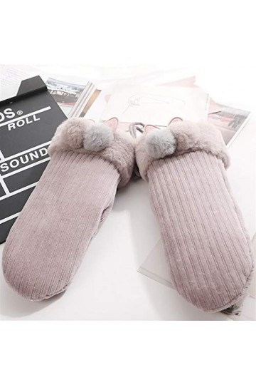 Gants dhiver Gants en coton hiver de femme écran tactile Hiver Cyclisme froid plus velours épais Gants chauds gants dhiver 