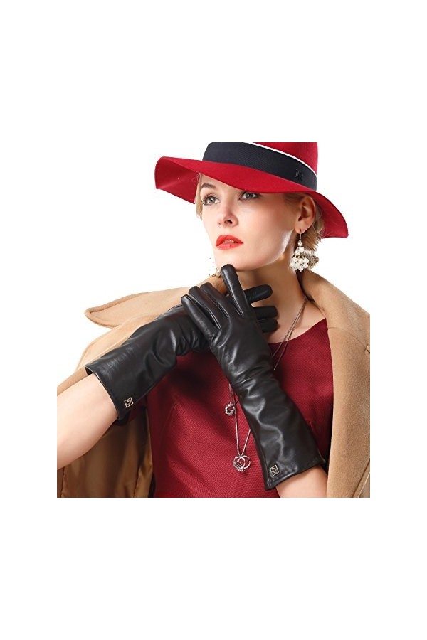 NappaNovum - Gant - Femme - marron - X-Large