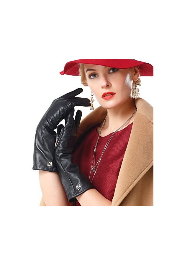 NappaNovum - Gant - Femme - marron - X-Large