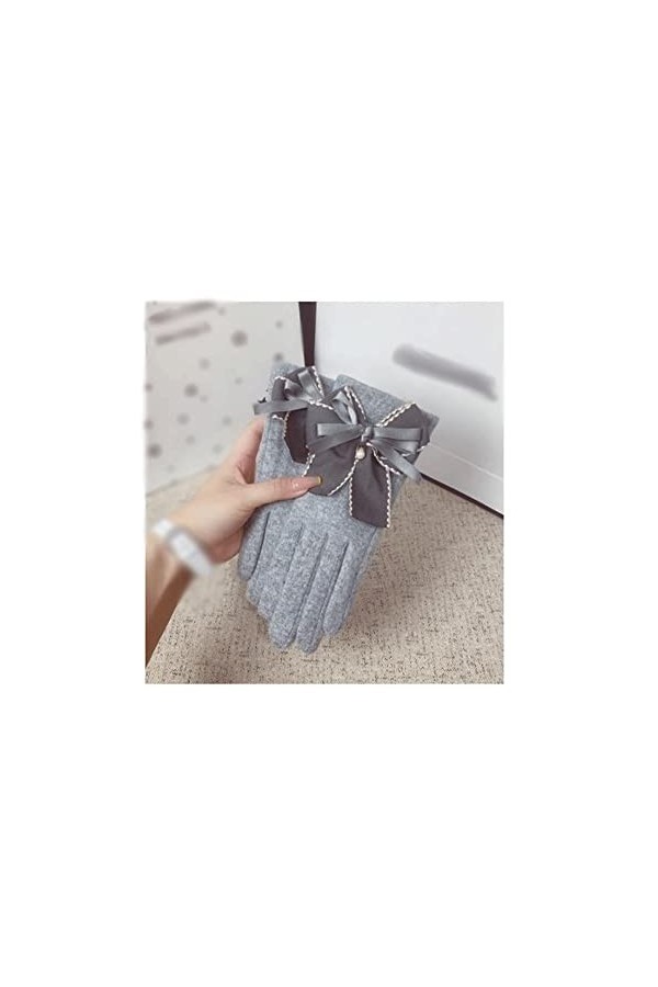 YIAAN Épaissir Gants Gants dhiver for Femmes Plus Velvet Gants Mignons Écran Tactile Gants Chauds Adaptés À La Conduite Et À