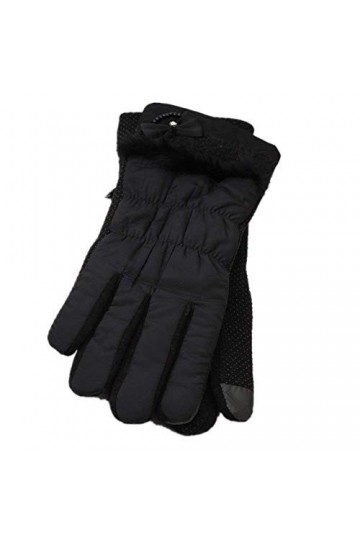 Gants Pour Femmes Ski Gants Young Styles De Chauds Gants DHiver Couleur Unie Moufles De Sport En Plein Air Moufles Color : 