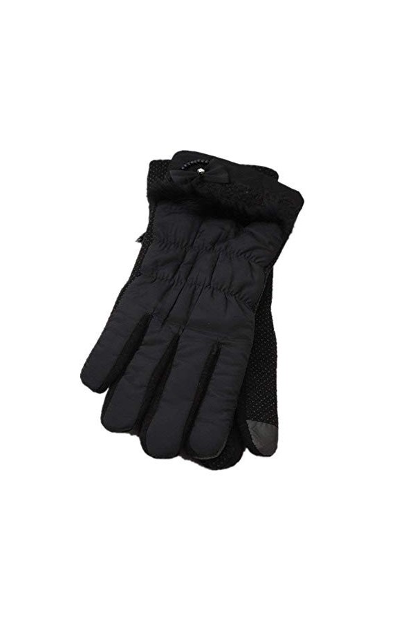 Gants Pour Femmes Ski Gants Young Styles De Chauds Gants DHiver Couleur Unie Moufles De Sport En Plein Air Moufles Color : 