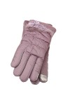 Gants Pour Femmes Ski Gants Young Styles De Chauds Gants DHiver Couleur Unie Moufles De Sport En Plein Air Moufles Color : 