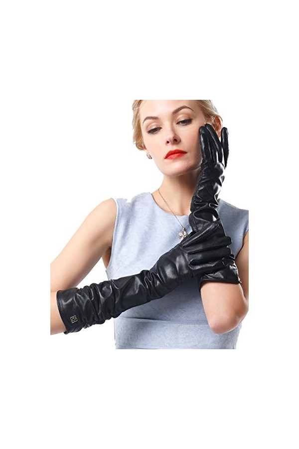 NappaNovum - Gant - Femme - noir - X-Large