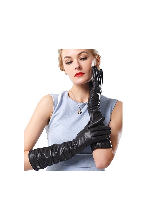 NappaNovum - Gant - Femme - noir - X-Large