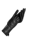 Gant Femme Gants Femme Hiver Gants Pour Femmes En Cuir Blanc, Doublure En Coton Pour Plus De Chaleur, Gants En Cuir À La Mode