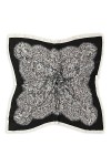 DAMILY Élégant Écharpe à Imprimé Dentelle Pour Femme Hiver Doux Foulards en Coton Léger Cadeau Châle Stole 95CM * 200CM Viol