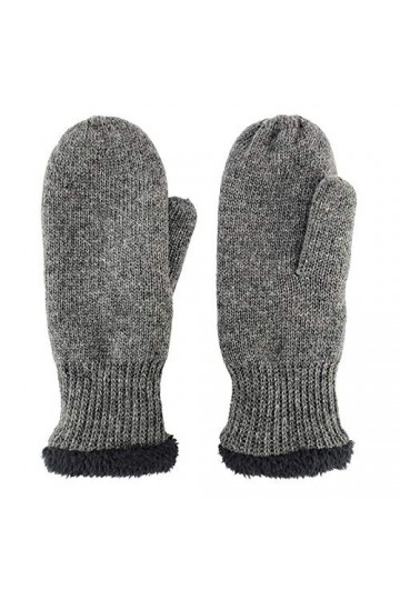 Gants Gloves Moufles Hiver Homme Femme Gants en Tricot Mélangé pour Femmes avec Doublure en Microfibre Douce Super Chaude One