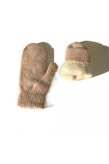 INGVY Gants dhiver pour femme - Automne et hiver - Moufles chaudes en peluche - Gants de cyclisme épais