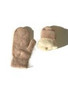 INGVY Gants dhiver pour femme - Automne et hiver - Moufles chaudes en peluche - Gants de cyclisme épais