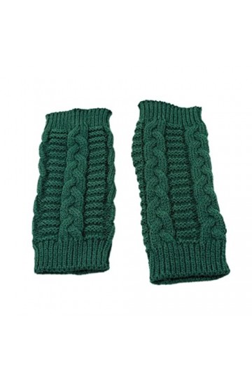 INGVY Gants dhiver pour femmes, gants de doigts et de coude, chauffe-mains, coudes et moufles tricotés