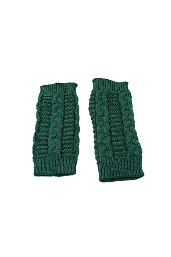 INGVY Gants dhiver pour femmes, gants de doigts et de coude, chauffe-mains, coudes et moufles tricotés