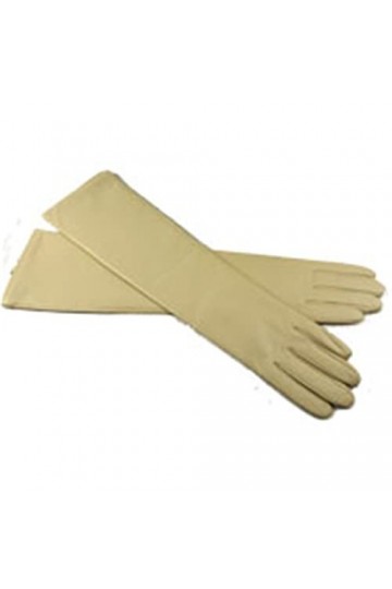 Gants dhiver tendance en peau de mouton pour femme - Moufles en cuir véritable - Manches longues