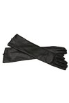Gants dhiver tendance en peau de mouton pour femme - Moufles en cuir véritable - Manches longues