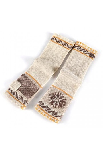 moisture Gants dhiver pour Hommes/Femmes Womens Hiver Chaud Cachemire Brillant Bras Chaleureux sur Le coude Longueur à Doigt