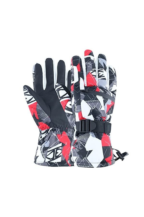 Kedelack Gants dextérieur for Adultes Gants étanches Hiver Polaire Gants de Cyclisme Chauds Gants Mitaines Femmes Couleur :