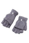 PAREKS Gants dhiver femmes gants thermiques par temps froid for femmes gants chauds gants en molleton de corail manchette él