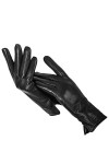 Gants en cuir noir pour femme Gants en cuir de haute qualité Gants dhiver en cuir pour femme, Noir , M