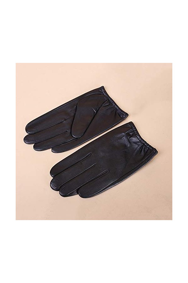 Raelf Gants en Cuir véritable Petits Gants décran Tactile de chèvre Femme chevauchant Un Gant en Cuir Femme chevauchant des 