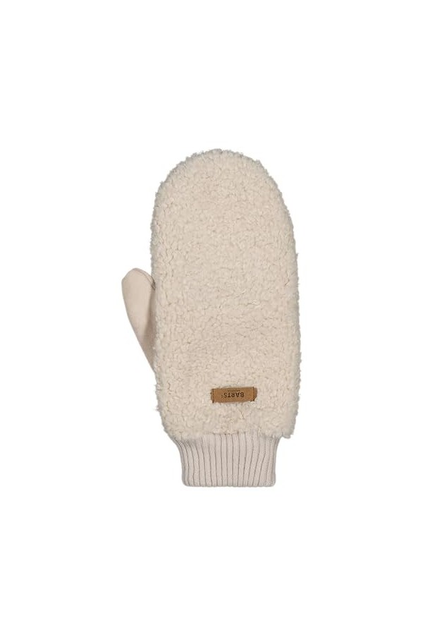 Barts Teddy Mitts Moufles moelleuses Blanc Taille unique Crème