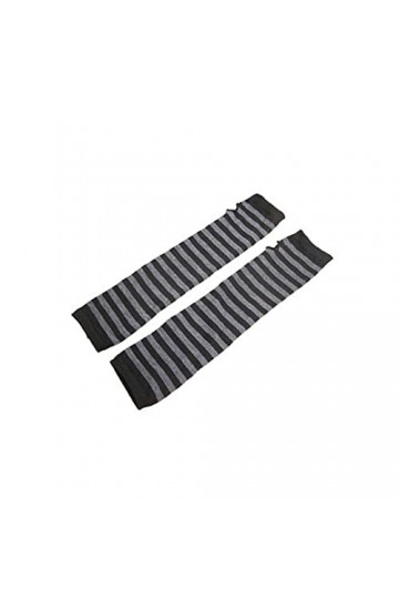 INGVY Gants dhiver pour femmes - Gants longs en vison et cachemire - Gants coudés épais de couleur unie - Doux et chauds - A