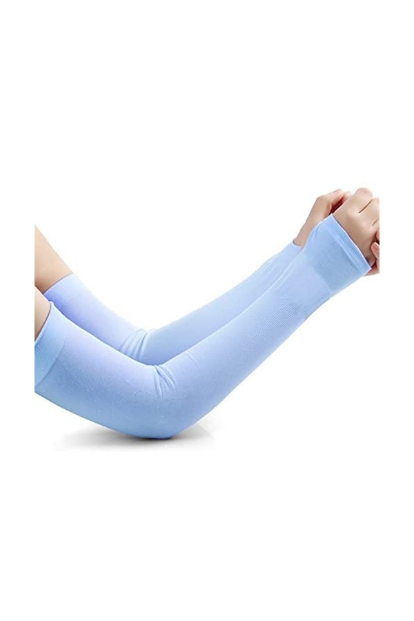 INGVY Gants dhiver pour femmes - Gants longs en vison et cachemire - Gants coudés épais de couleur unie - Doux et chauds - A