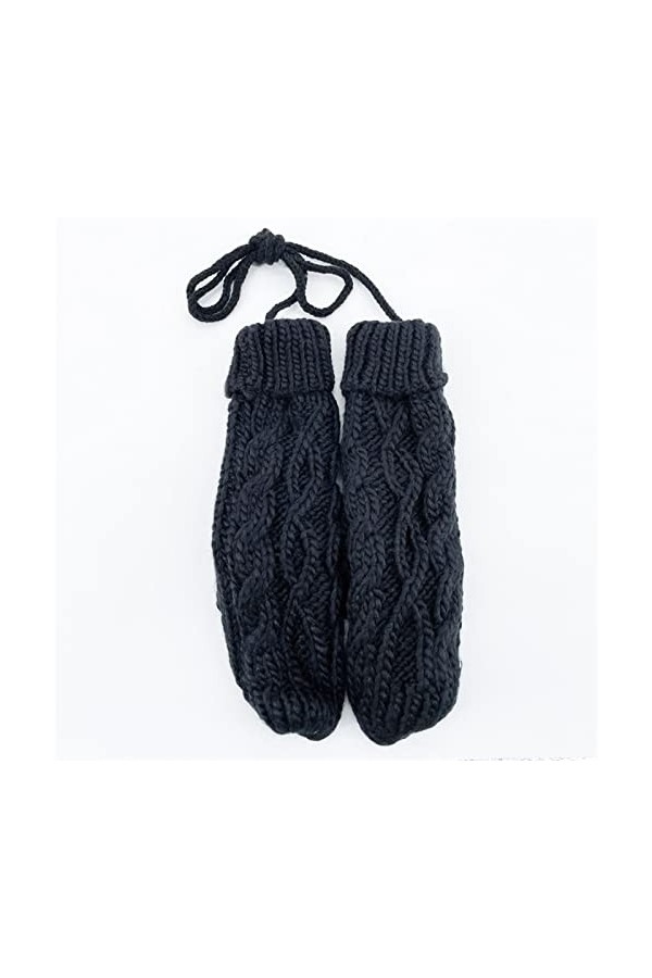 INGVY Gants dhiver pour femmes, gants dhiver chauds, moufles pour femmes, gants en tricot mignons. couleur : rouge, taille