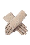 qidongshimaohuacegongqiyouxiangongsi Gants dhiver Gants Femmes Automne et Hiver plus de velours chaleureux et élégant Gants 