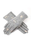 qidongshimaohuacegongqiyouxiangongsi Gants dhiver Gants Femmes Automne et Hiver plus de velours chaleureux et élégant Gants 