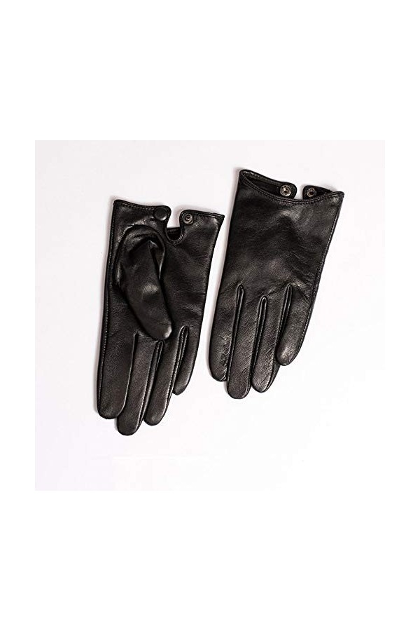 Mufeal Gants for Femmes Gants en Daim Doux au Toucher Automne et Hiver Écran Tactile Chaud - Paragraphe Court, Hiver Simple, 