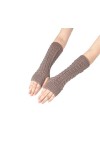 INGVY Gants dhiver pour femmes, gants de doigts pour femmes, chauffe-poignets et coudes, chauffe-mains, chauffe-coudes et mo