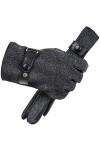 Gants Et Moufles Homme Gants Hiver Homme Chaud Gants Chauds Hommes Hiver Eau Ondulation Gants Pour Hommes Gants En Cuir Pour 