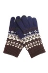 Chaud Flocon de Neige avec écran tricoté à la Mode Hiver Femmes téléphone Gants Mobile Gants Gants Mitaines Hommes Color : E