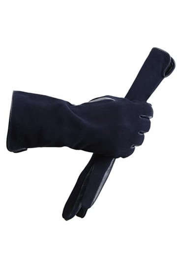 Gants dhiver en peau de mouton pour femme, gris clair, 7.5