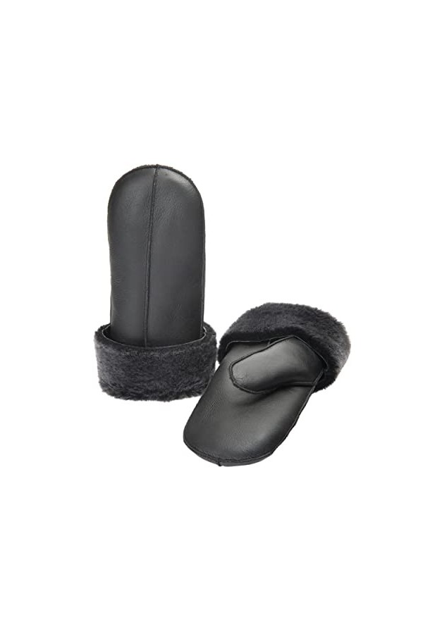 Zessano Moufles pour femme, peau, L