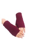 INGVY Gants dhiver pour femmes, gants de doigts pour femmes, chauffe-poignets et coudes, chauffe-mains, chauffe-coudes et mo