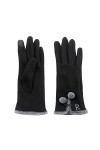Mud Pie Home Women Winter Holidays Smartscreen Initial Knit Gloves 86020018