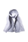 Digitek Foulard Femme en Soie - Georgette Foulard en Soie, Etoles Echarpe Chale Longue Confortable Garder au Chaud et Crème S